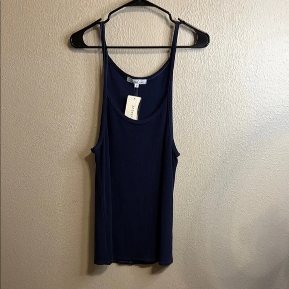 Red Haite Navy Blue Tank Top SZ M